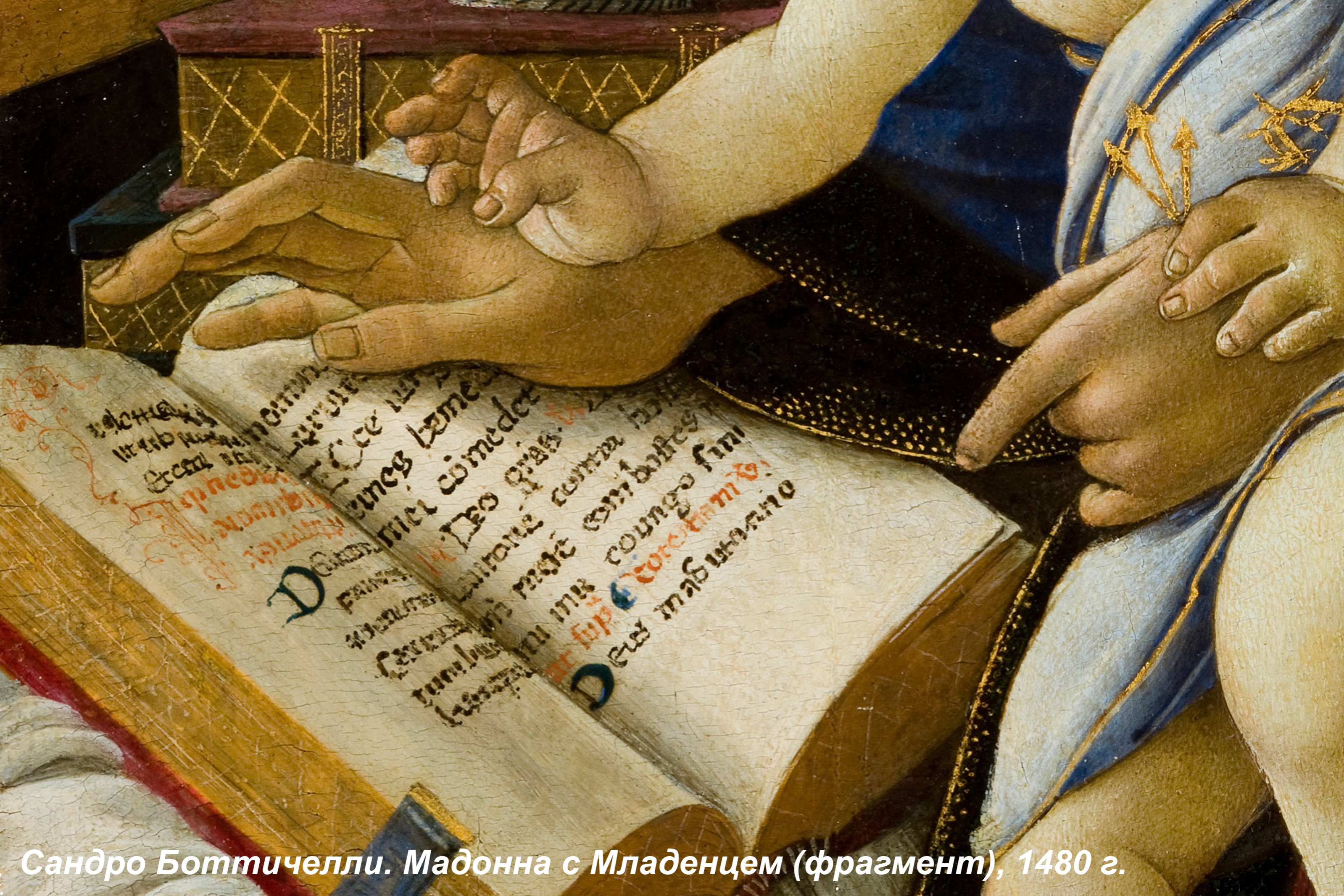 Сандро Ботчелли — Мадонна сандро боттичелли мадонна с младенцем и книгой