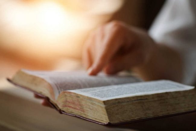 Women reading a book,Women reading the Holy Bible.
