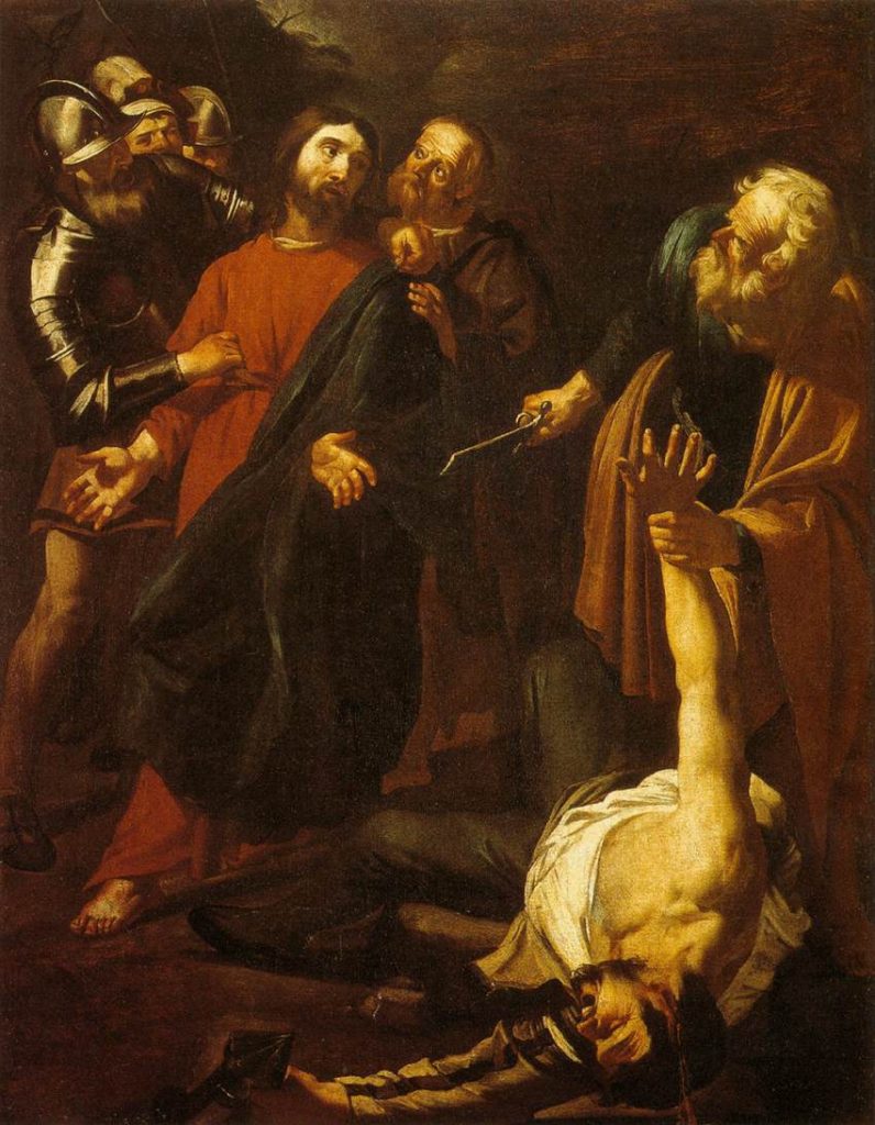 Дик ван Бабюрен "Пленение Христа", 1617 г.