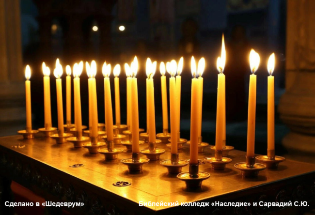 свечи память церковь