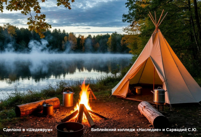 странствие странствие молитва палатка костер
